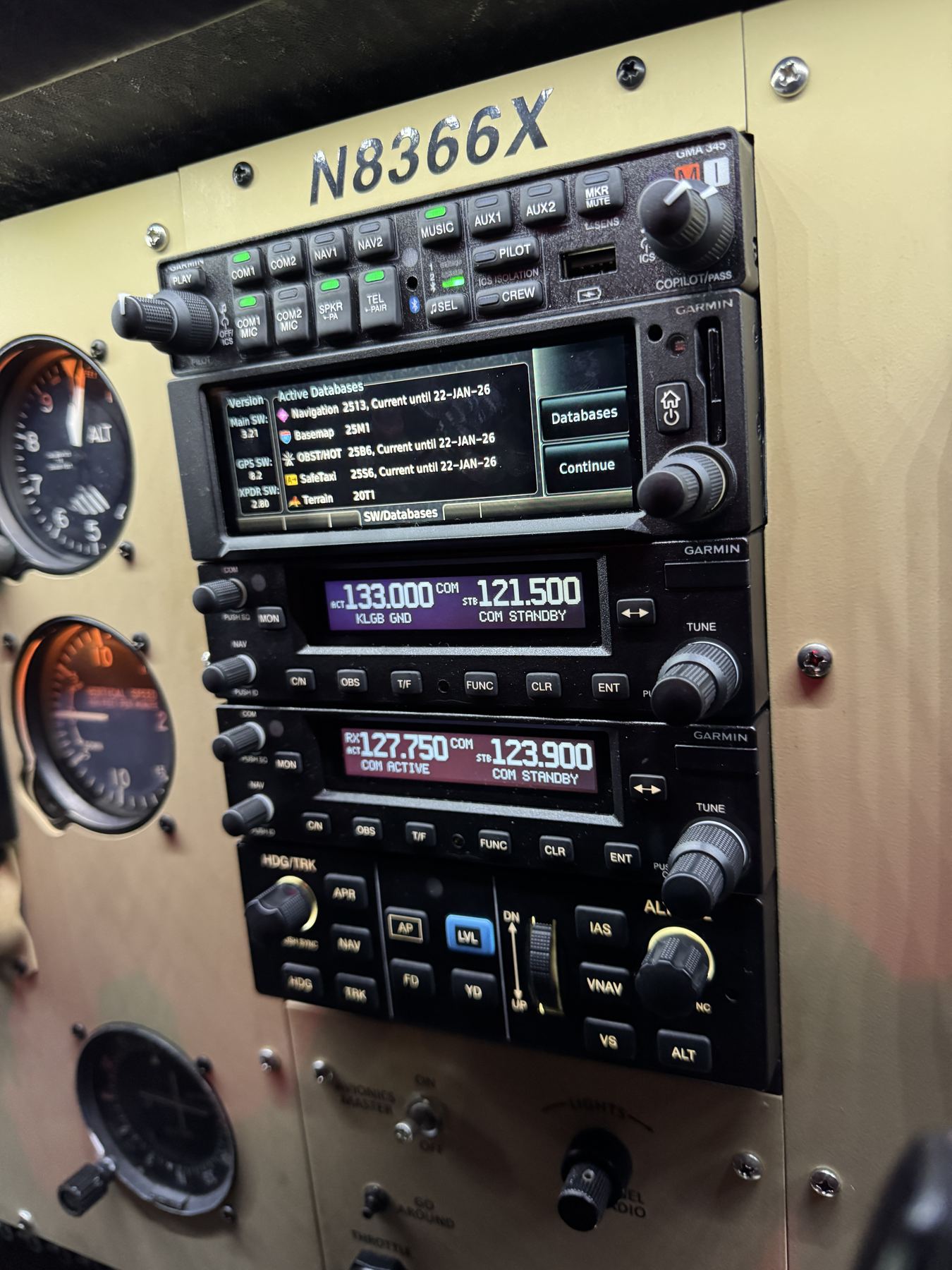Garmin GNX 375 and GMA 345