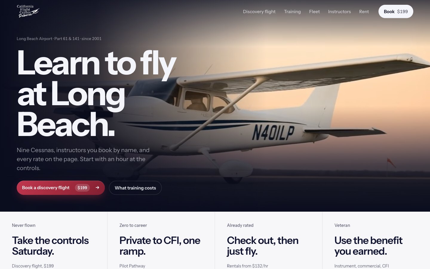 California Flight Center, rebuilt